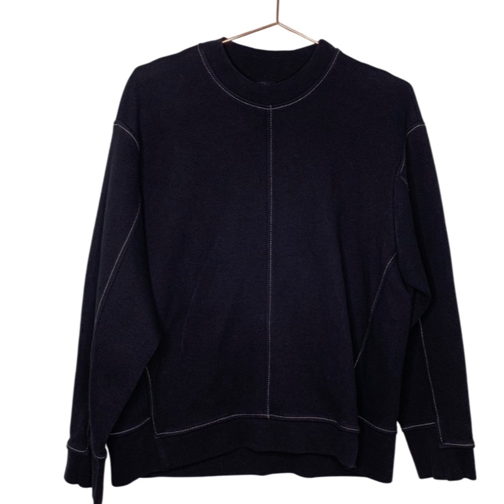 COS Black Boxy Crew